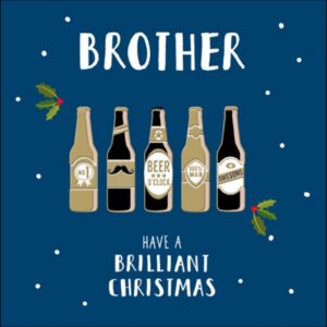 Woodmansterne Brother Christmas Card - 474323