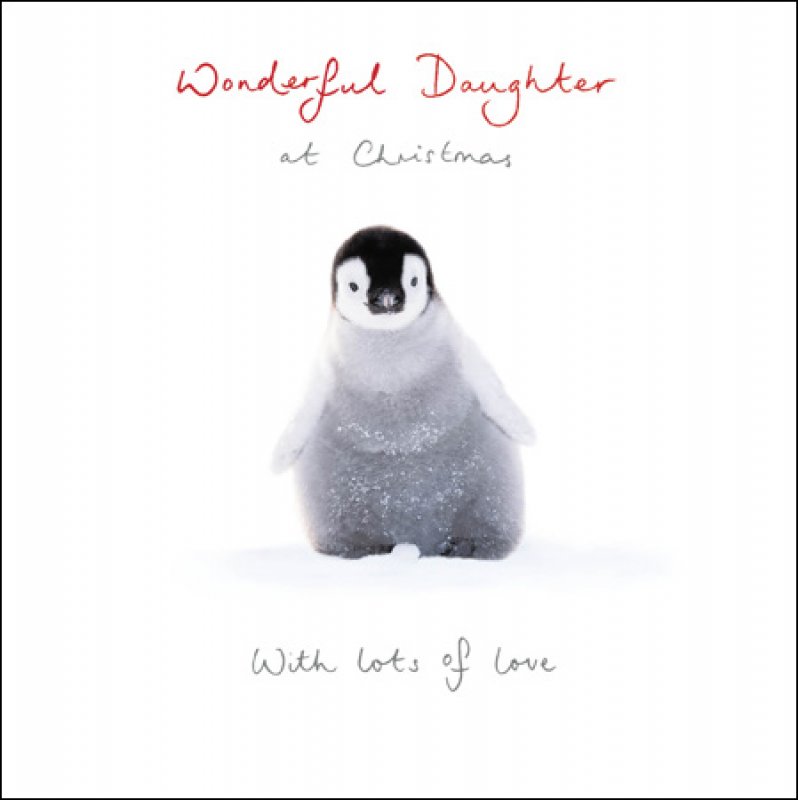 Woodmansterne Daughter Christmas Card - 475979