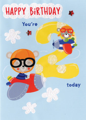 2nd Birthday Card - HBO010