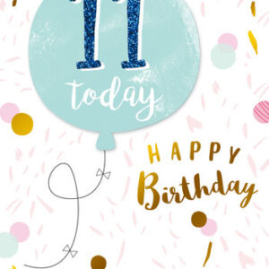 11th Birthday Card - HMT062