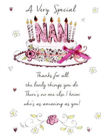 Nan Birthday Card - JT056