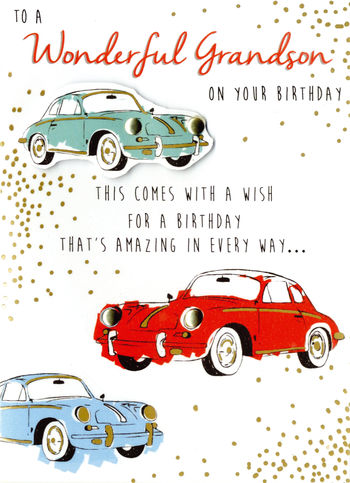 Grandson Birthday Card - JT203