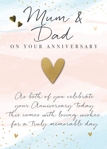 Mum & Dad Anniversary Card - JT233