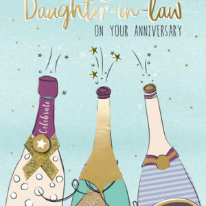 Son & Daughter In Law Anniversary Card - JT235