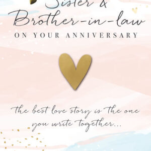 Sister & Brother In Law Anniversary Card - JT234
