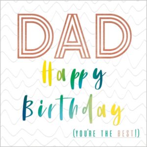 Abacus Dad Birthday Card - M2301