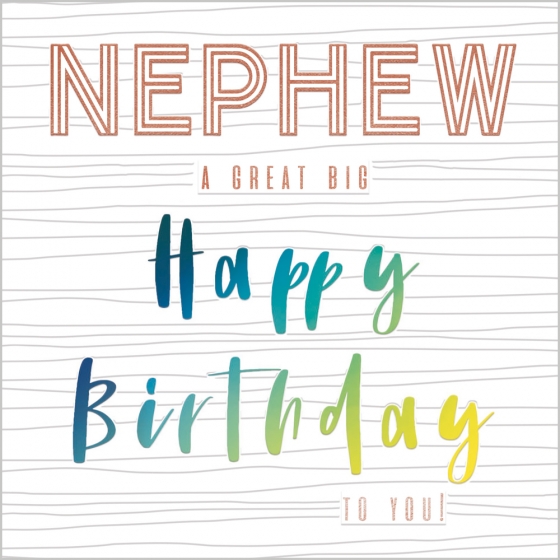 Abacus Nephew Birthday Card - M2306
