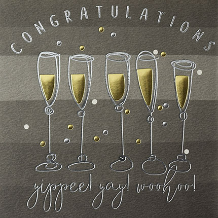 Wendy Jones-Blackett Congratulations Card Q1080