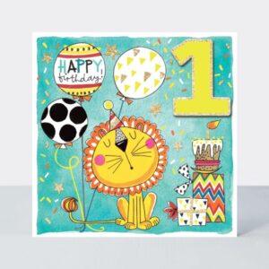 Rachel Ellen 1st Birthday Card - SCRIB2