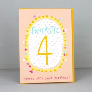 Molly Mae 4th Birthday Card - TS04