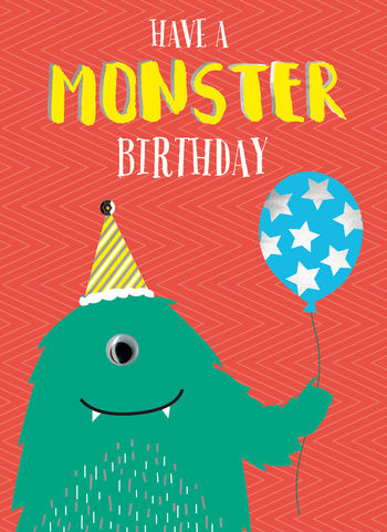 Monster Birthday Card - YT559