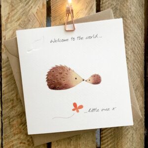 Ginger Betty Owl Welcome to the World Card - OWL009