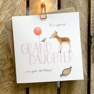 Ginger Betty Granddaughter Birthday Card - OWL020