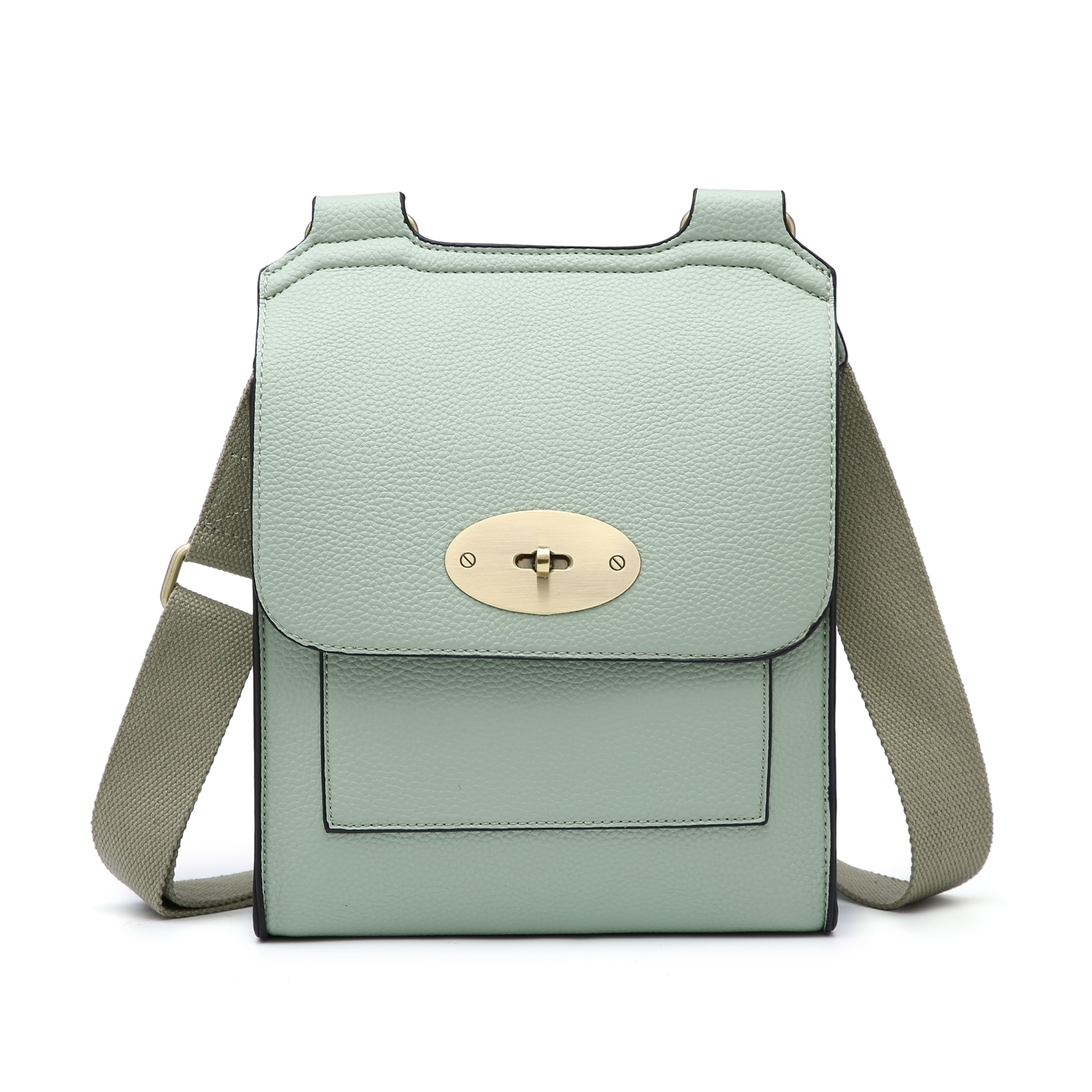 Antony (Designer Inspired)Classic Large Messenger Bag 1228 - Coffee - Image 3