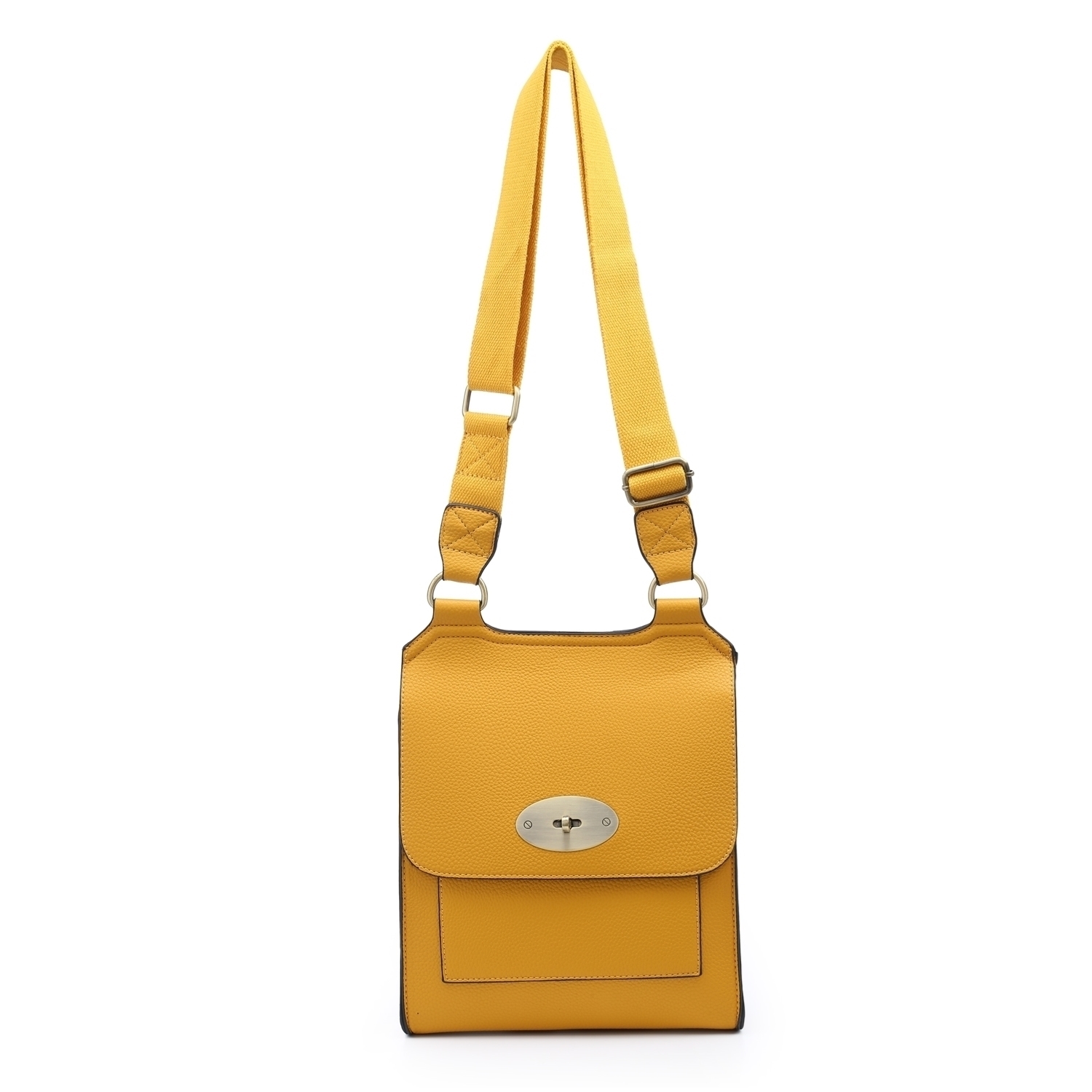 Antony (Designer Inspired)Classic Large Messenger Bag 1228 - Coffee - Image 10