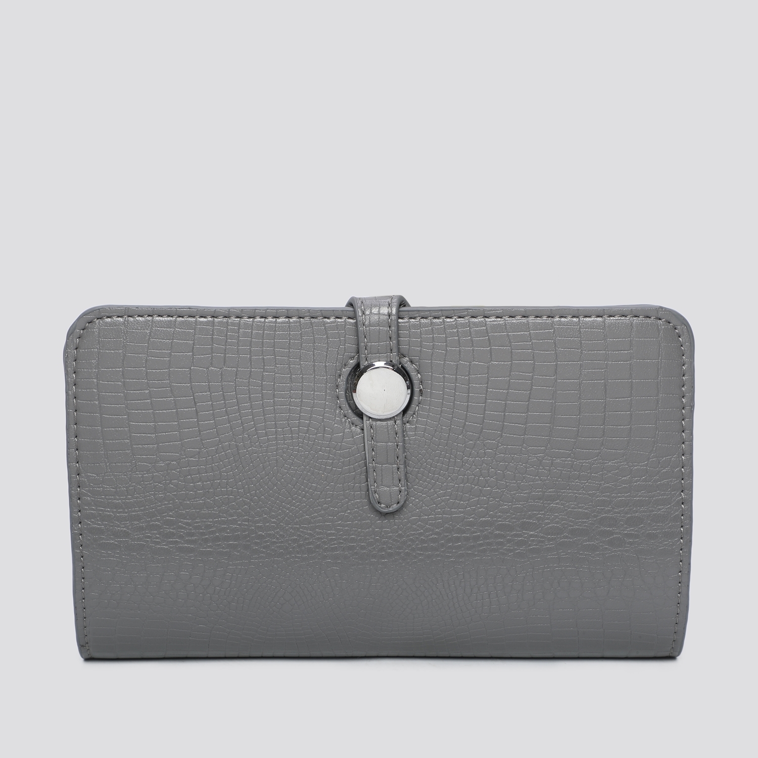 Dogon (Designer Inspired) Crocodile Print Wallet 7142 - Black - Image 5