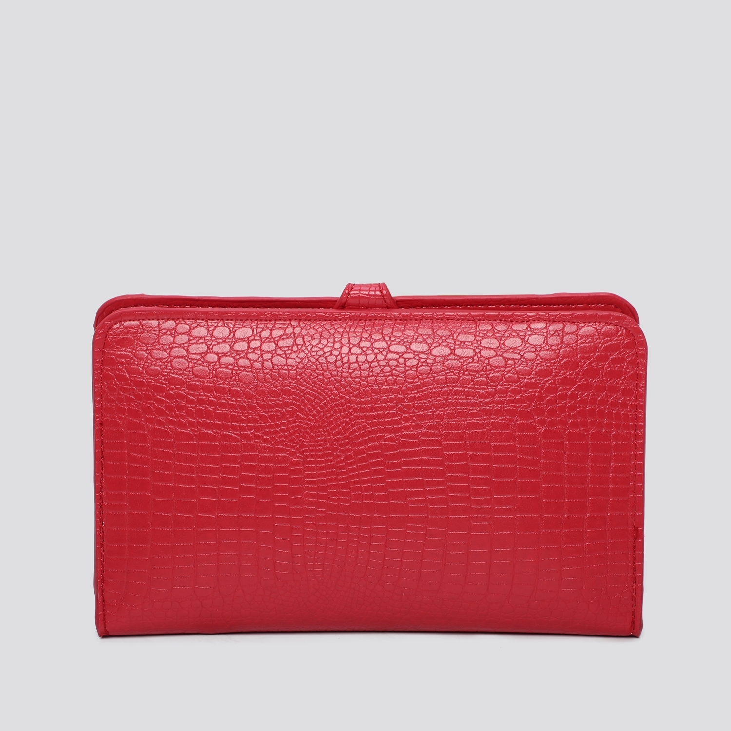 Dogon (Designer Inspired) Crocodile Print Wallet 7142 - Black - Image 3