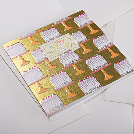 Wendy Jones-Blackett Birthday Cakes Card GE11 - Image 2