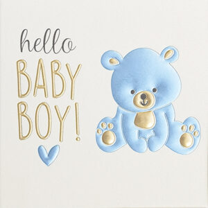 Wendy Jones-Blackett Baby Boy Card - Q1301
