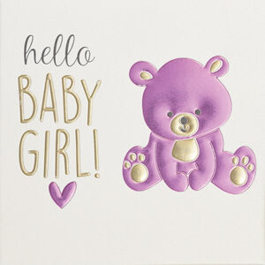 Wendy Jones-Blackett Baby Girl Card - Q1302
