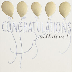 Wendy Jones-Blackett Congratulations Card - Q1312