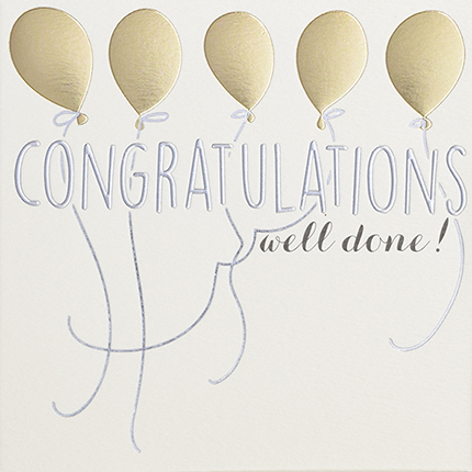 Wendy Jones-Blackett Congratulations Card - Q1312