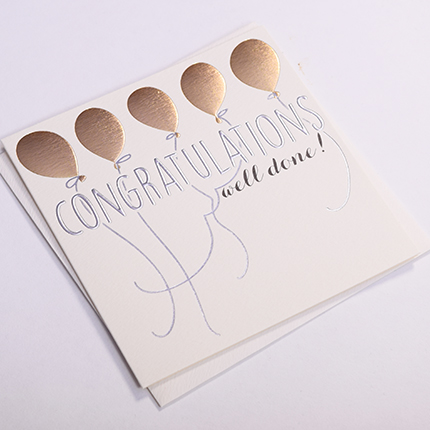 Wendy Jones-Blackett Congratulations Card - Q1312 - Image 2