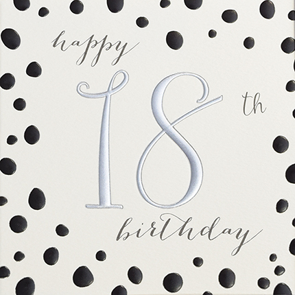 Wendy Jones-Blackett 18th Birthday Card - Q1317