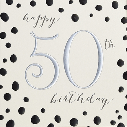 Wendy Jones-Blackett 50th Birthday Card - Q1321