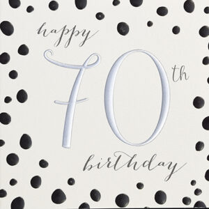 Wendy Jones-Blackett 70th Birthday Card - Q1323