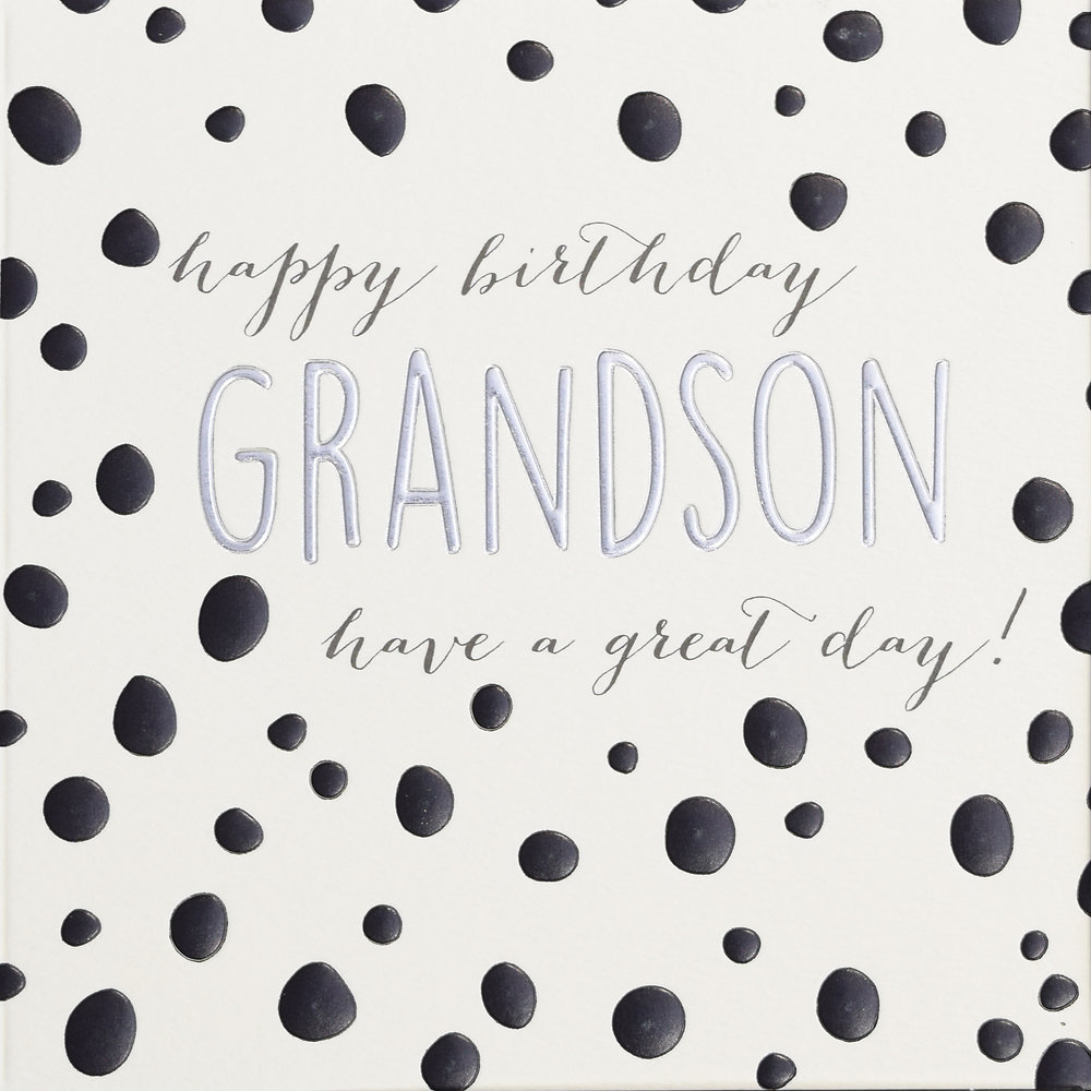 Wendy Jones-Blackett Grandson Birthday Card - Q1349