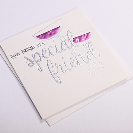 Wendy Jones-Blackett Special Friend Birthday Card Q1353 - Image 2