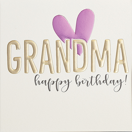 Wendy Jones-Blackett Grandma Birthday Card Q1358