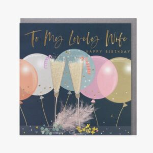 Belly Button Designs Lovely Wife Birthday Card ELE288