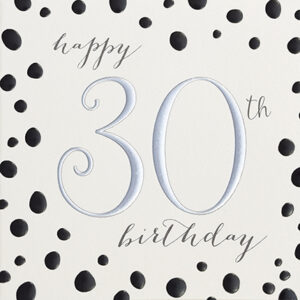 Wendy Jones-Blackett 30th Birthday Card - Q1319