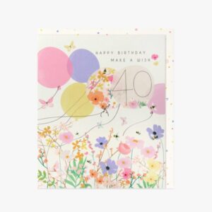Belly Button Designs 40th Birthday Card - MWE30