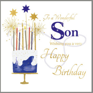 Rush Design Son Birthday Card - NS34