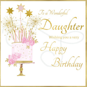 Rush Design Daughter Birthday Card - NS45
