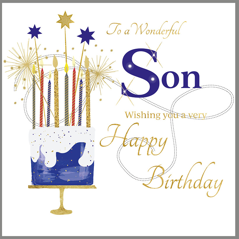 Rush Design Son Birthday Card - NW82
