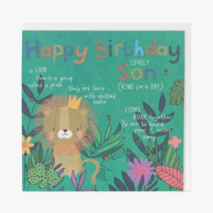 Belly Button Designs Son Birthday Card - WWE21