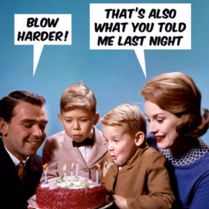 Dean Morris Blow Harder Birthday Card - DMU202