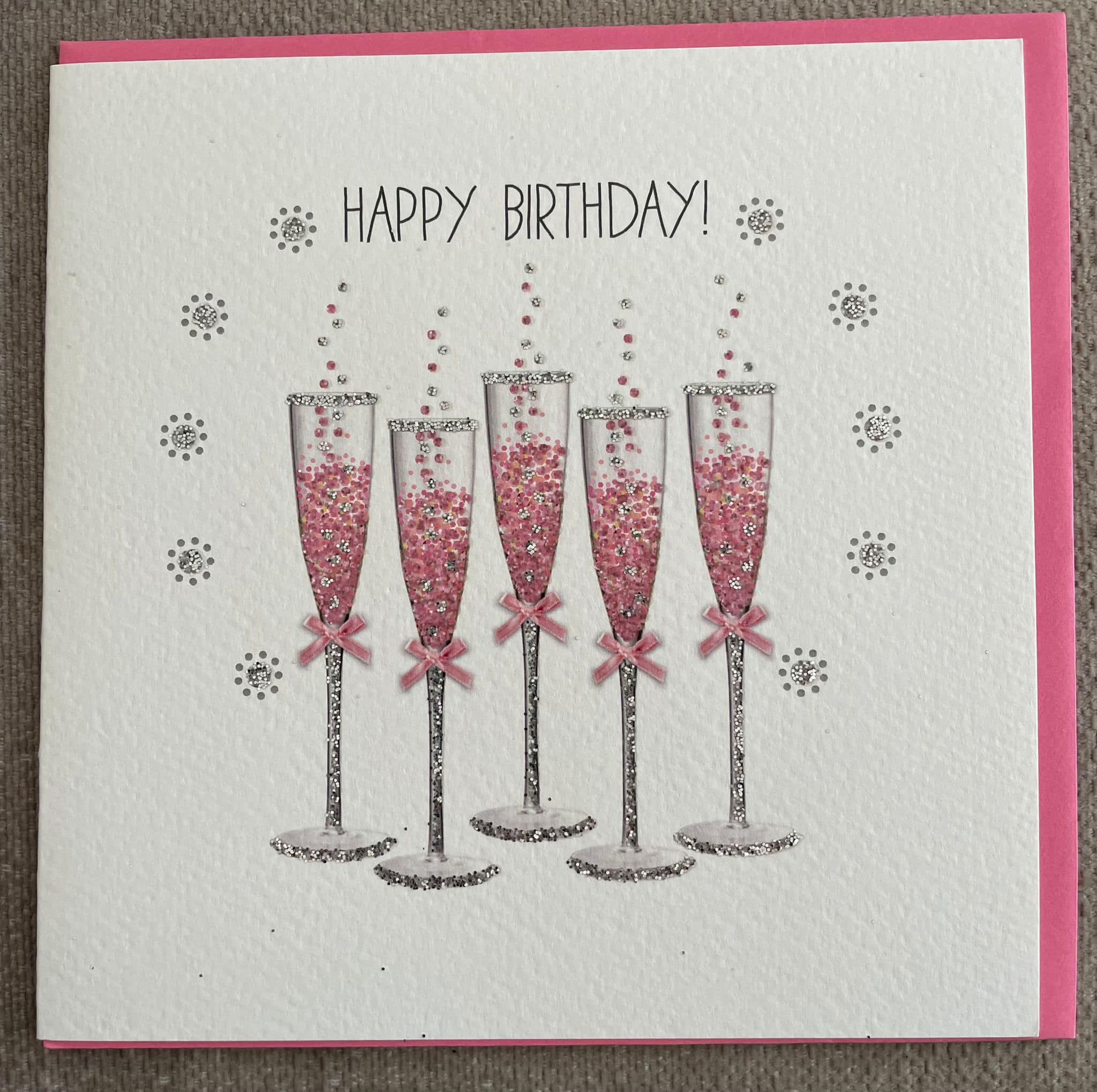 From Jude Champagne Birthday Card - L2145