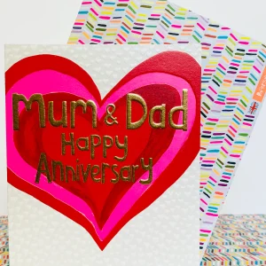 Paper Salad Mum & Dad Anniversary Card HD20106