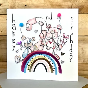 Tracey Russell Age 2 Birthday Card - HR16