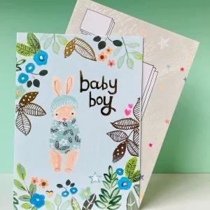 Paper Salad Baby Boy Card - VT2208