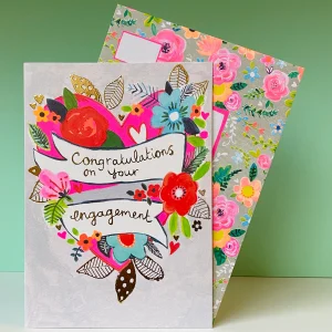 Paper Salad Engagement Card - VT2211