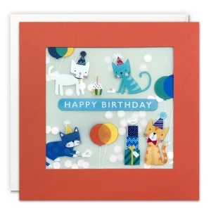 James Ellis Cats Birthday Card - PP3726