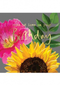 Sarah Keheller Floral Birthday Card - BG18