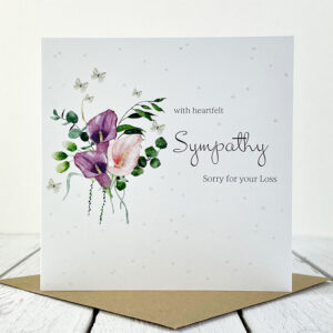 Rush Design Sympathy Card B191