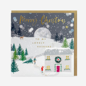 Belly Button Designs Husband Christmas Card - ELX189